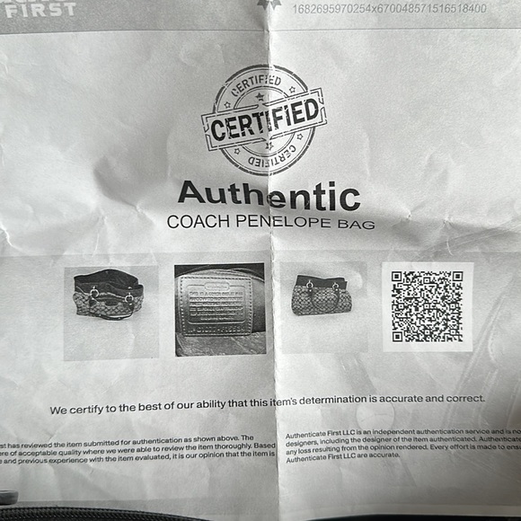 Coach Penelope Bag w/ COA - Picture 15 of 16